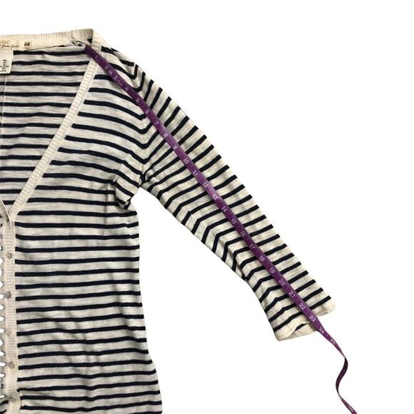 L.O.G.G. H&M striped cotton cardigan LARGE - Picture 9 of 9